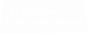 St Stephens Community House Logo In White