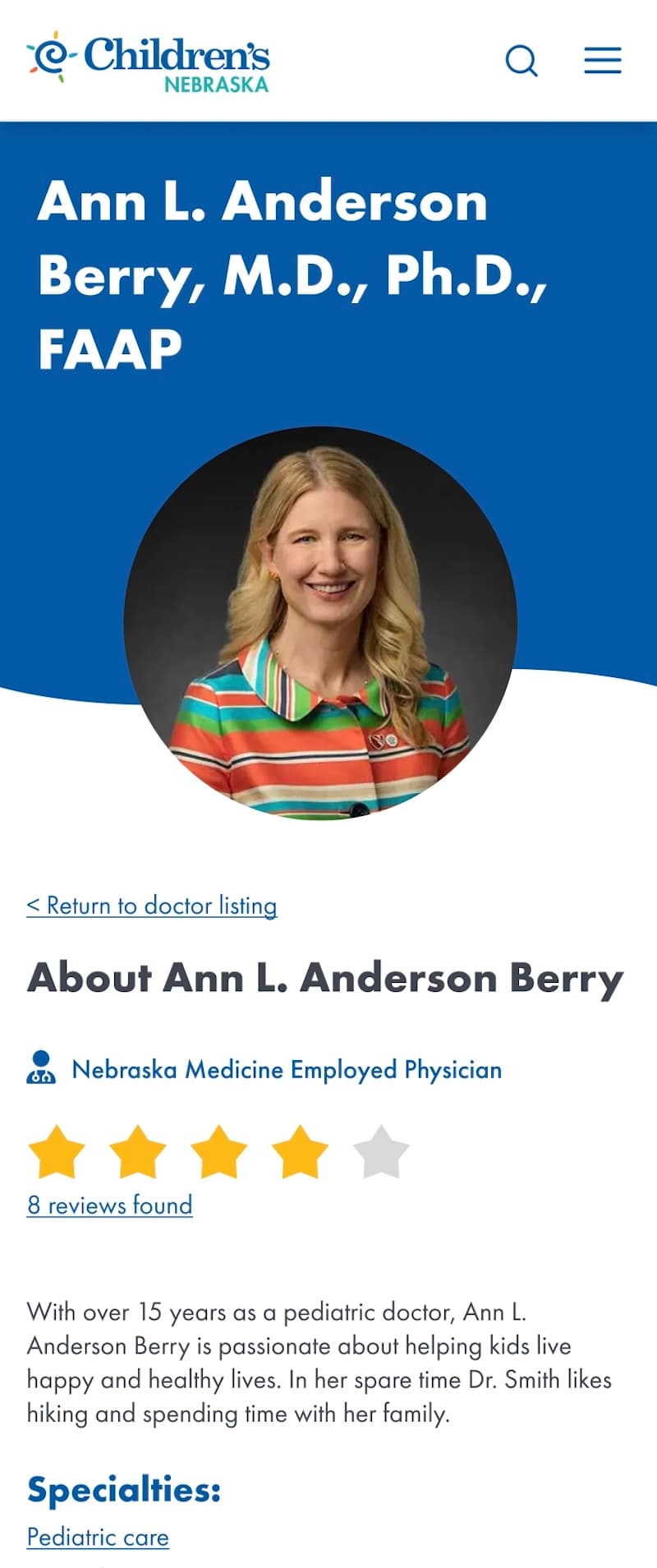 Children's Nebraska Mobile 1